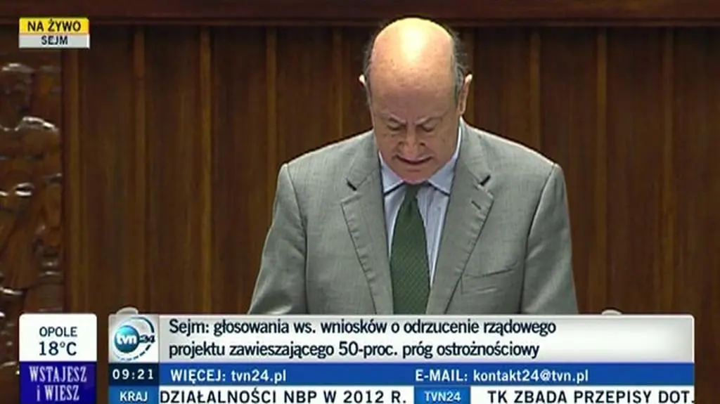 Minister bronił swoich decyzji