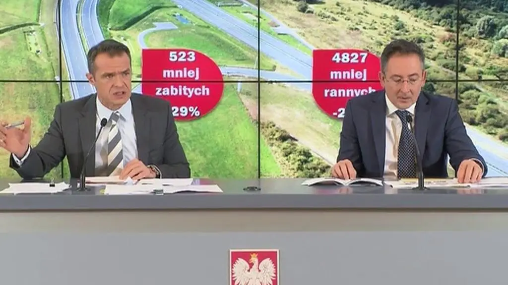 Minister Nowak przedstawił statystyki wypadków na drogach