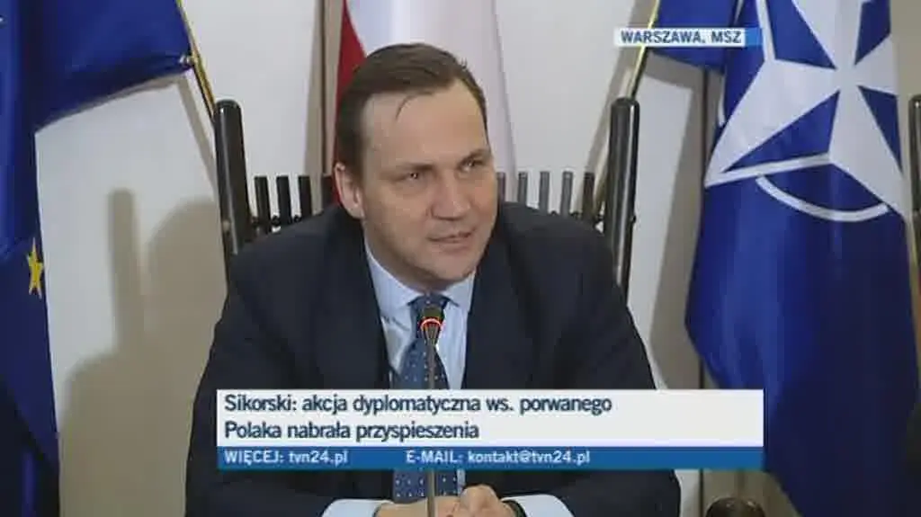 Minister o porwanym Polaku
