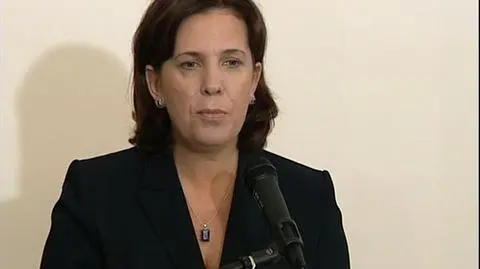 Minister Sportu Elżbieta Jakubiak wypowiada się o kupcach ze Stadionu X-lecia