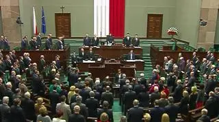Minuta ciszy w Sejmie