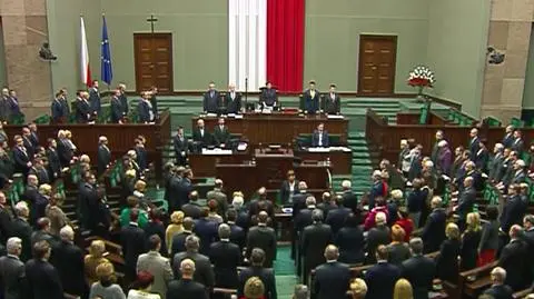 Minuta ciszy w Sejmie