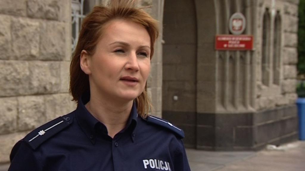 Mł. asp. Mirosława Rudzińska o piracie drogowym