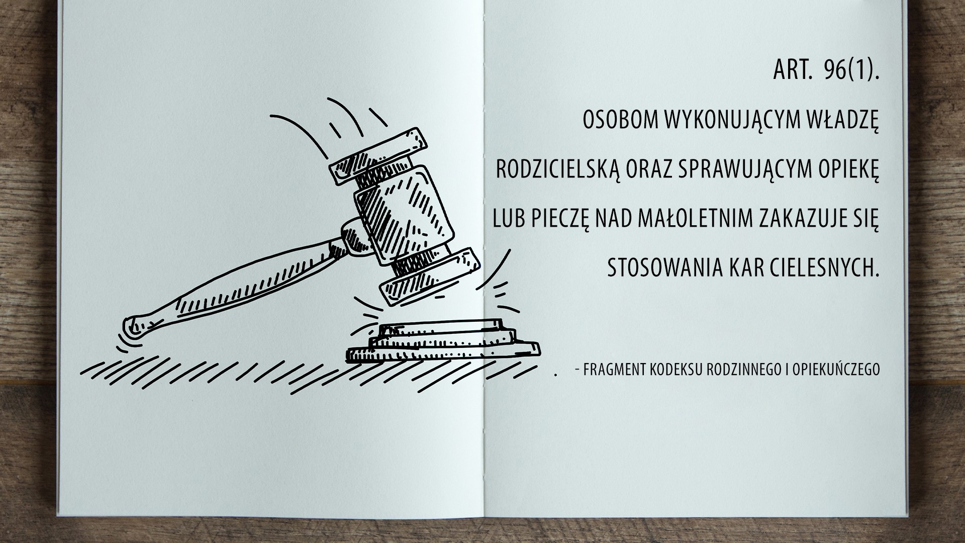 Fragment Kodeksu rodzinnego i opiekuńczego