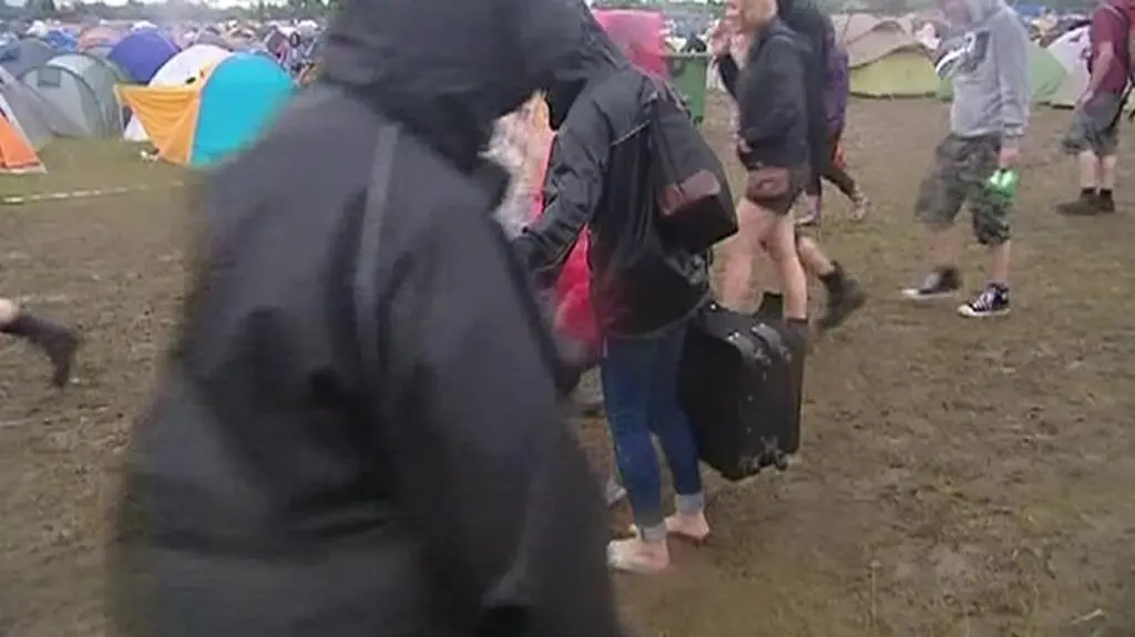 Mokry początek festiwalu Open'er