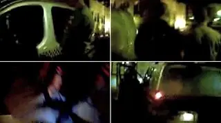Moment zatrzymania 20-latka nagrali jego znajomi