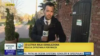 Monitoring w pobliżu domu dziewczynki zarejestrował, że z uliczki wyjeżdżał obcy samochód