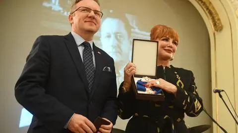 Mosbacher podczas uroczystości w Warszawie