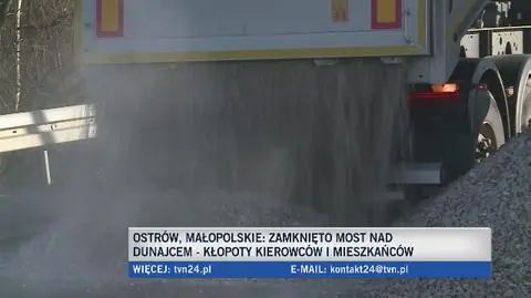 Most został zamknięty 