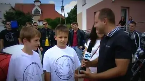 Motocykliści nagrodzili młodych bohaterów. 13-latkowie uratowali ich kolegę