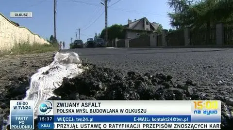 "Można zwinąć asfalt i schować na noc"