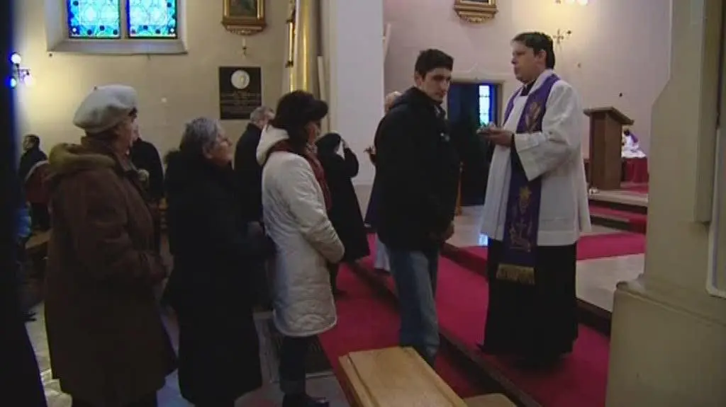 Msza w jednym z krakowskich kościołów