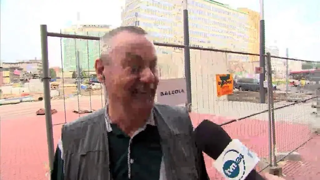 Mur w samym centrum Katowic