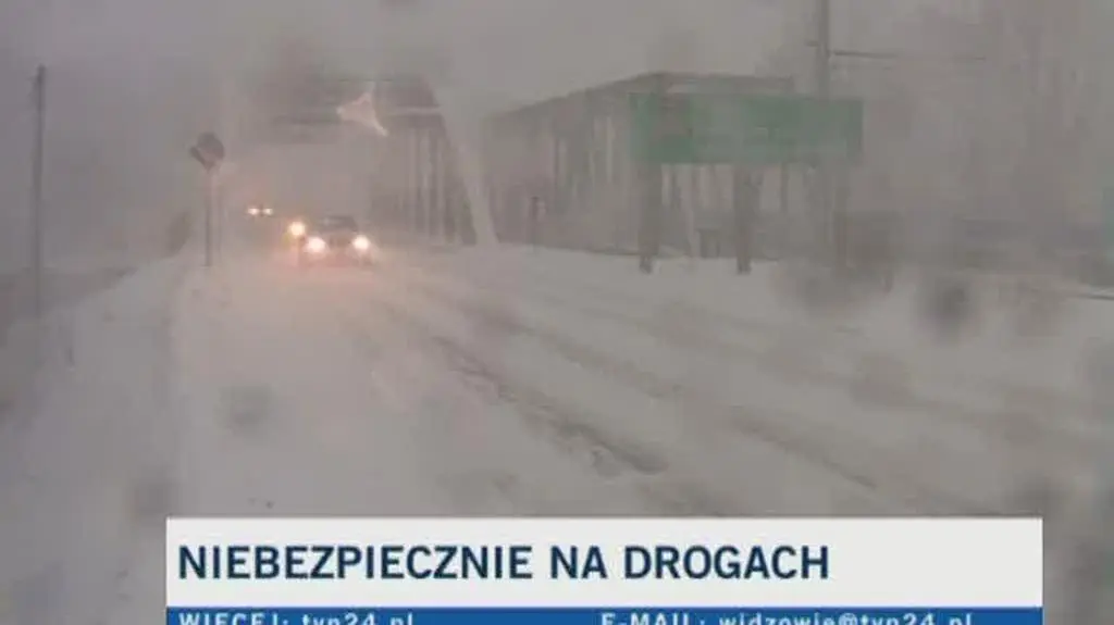 Na drogach, jak co roku, panują fatalne warunki