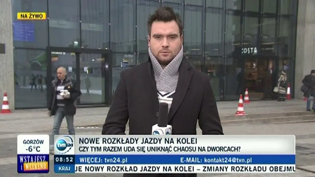 Na dworcu w Katowicach też jest spokojnie 