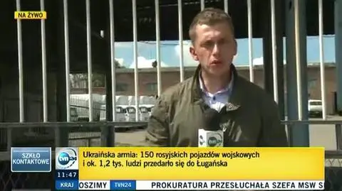 Na granicy rosyjsko-ukraińskiej czekają cieżarówki z rosyjską pomocą humanitarną dla mieszkańców Donbasu