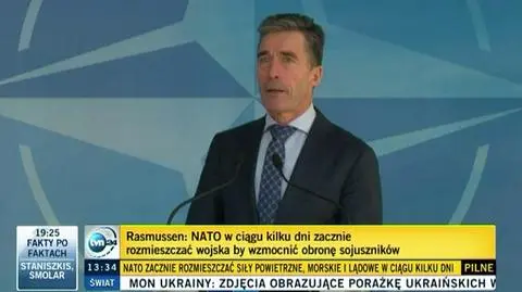 "Na lądzie, morzu, i w powietrzu". W ciągu kilku dni NATO wyśle siły na wschód