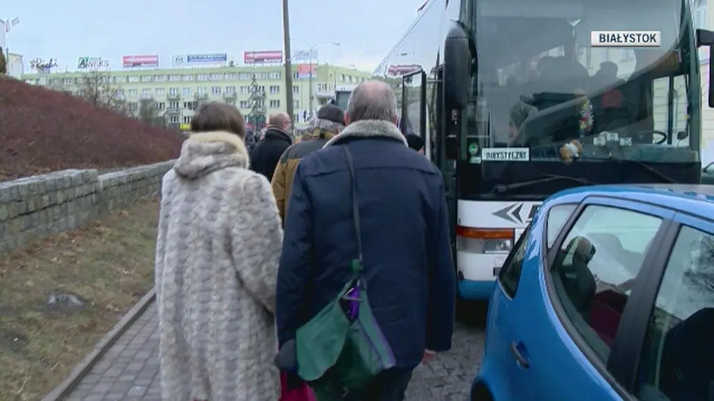 Na marsz z Białegostoku wyruszyli nad ranem.