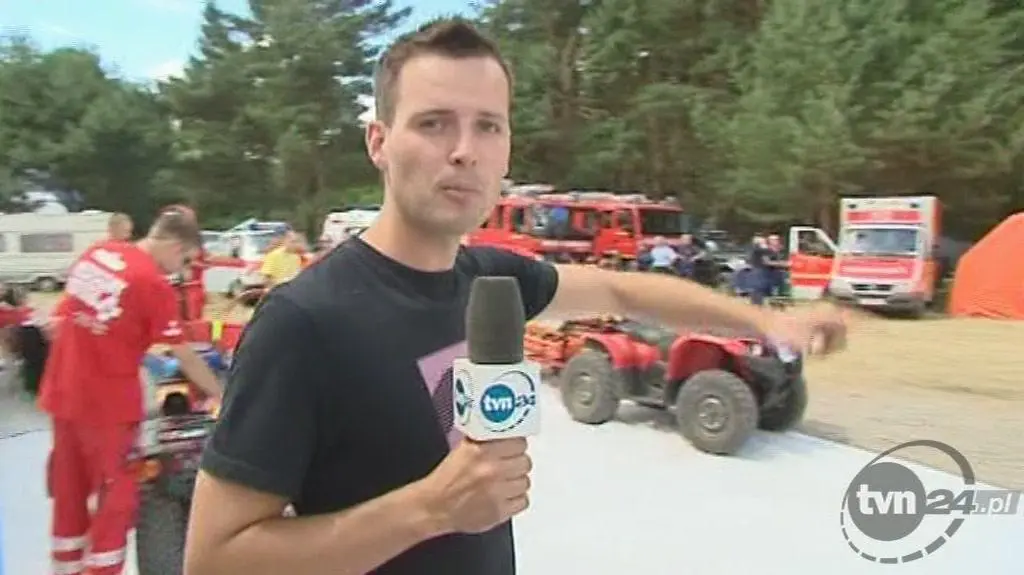 Nad bezpieczeństwem uczestników czuwa sztab medyków (TVN24)