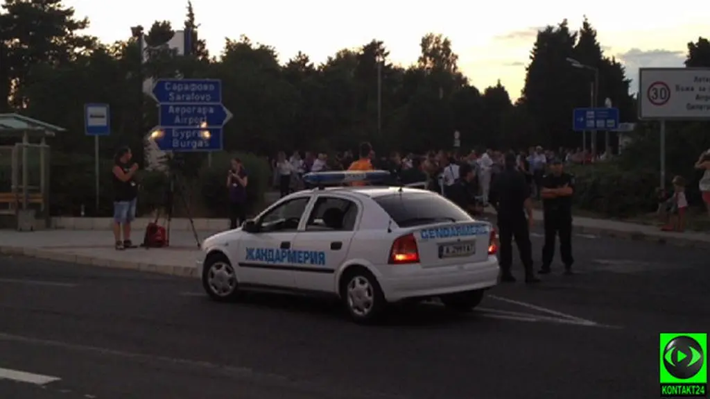 Nagranie tuż po eksplozji w Burgas