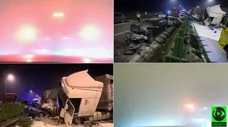 Nagranie z karambolu na S8