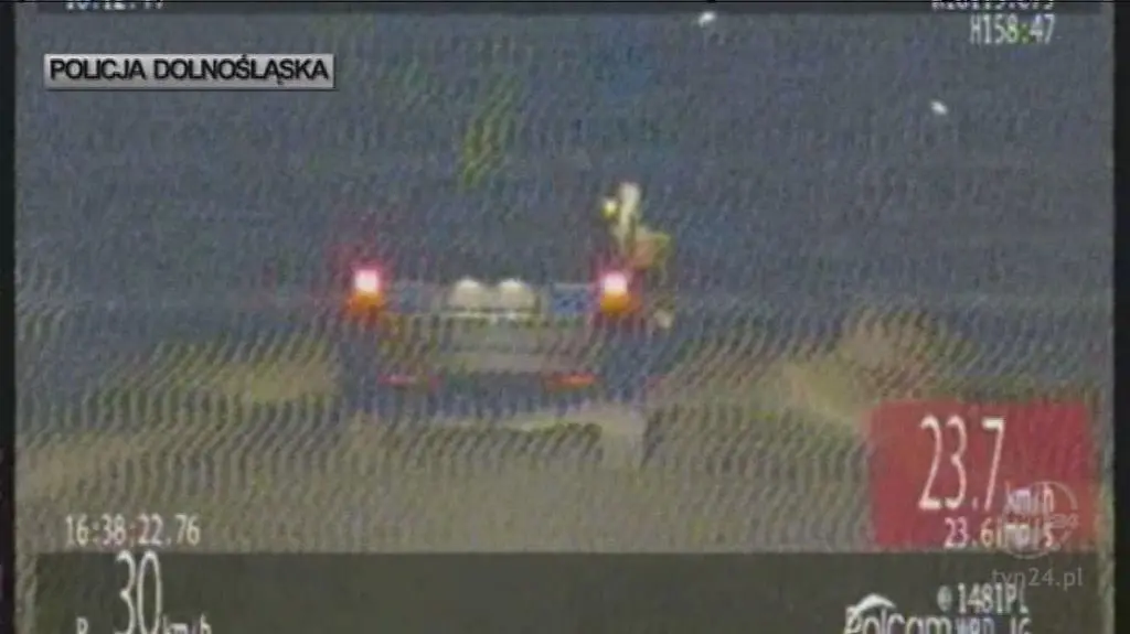 Nagranie z pościgu (policja)