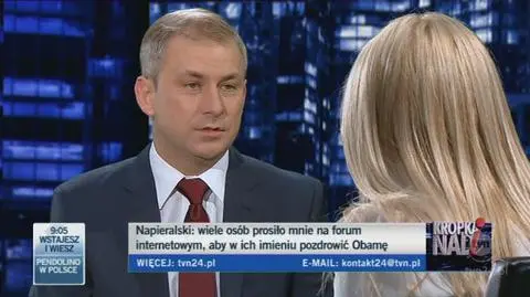 Napieralski: co złego w zdjęciach?