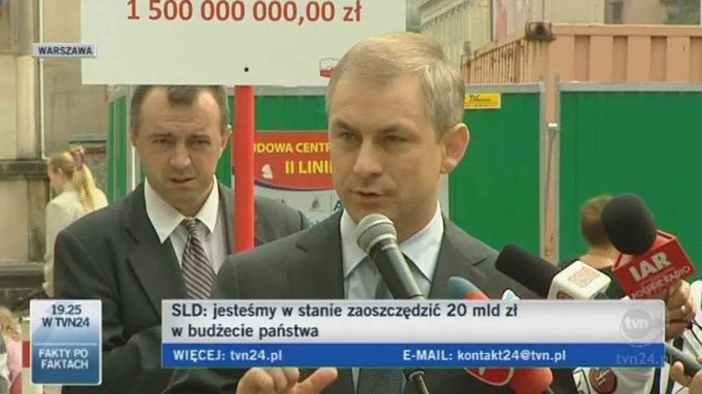 Napieralski w krzyżowym ogniu pytań. Ile wynosi deficyt? (TVN24)