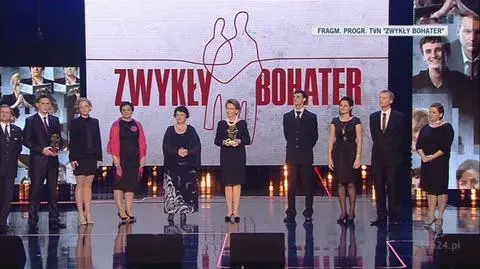 Nazwiska "zwykłych bohaterów" poznaliśmy podczas gali (TVN)