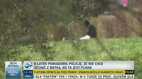 Nie chciał jechać z matką, bo widział jak pije alkohol. To nie pierwszy raz