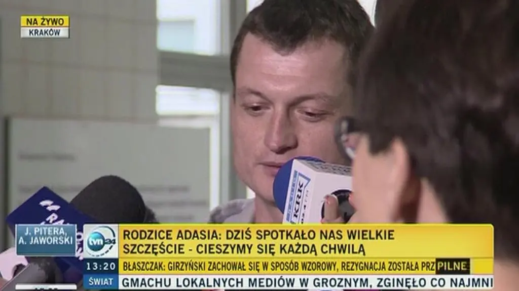 "Nie do opisania. Tak jakby drugi raz się narodził" mówi tata Adasia