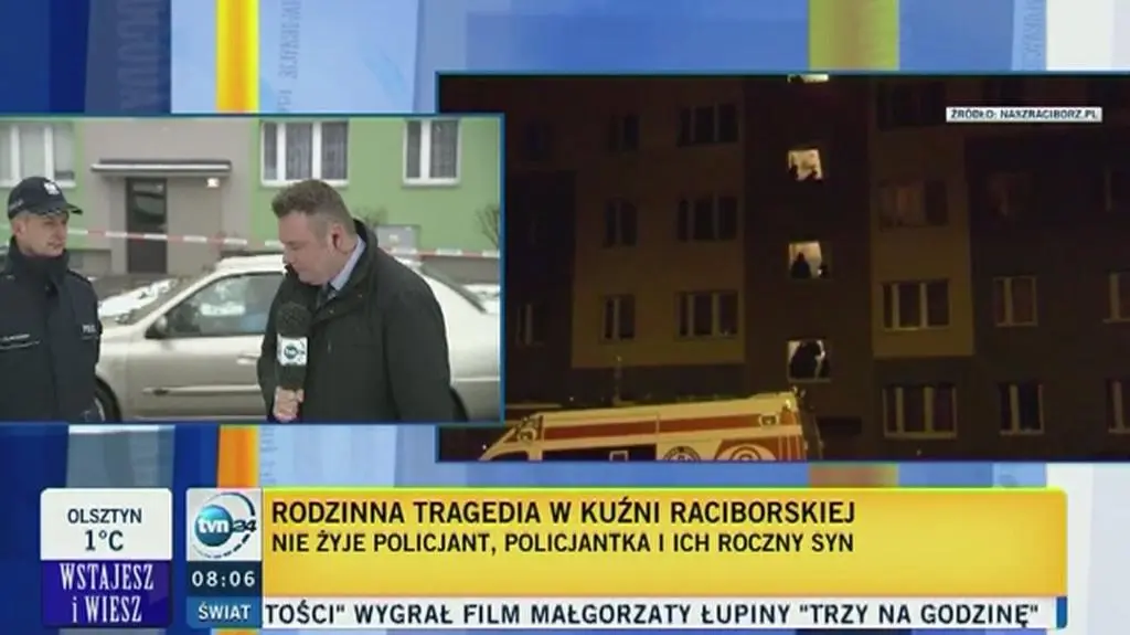 Nie żyje małżeństwo policjantów i ich dziecko. Strzały "z broni służbowej" 