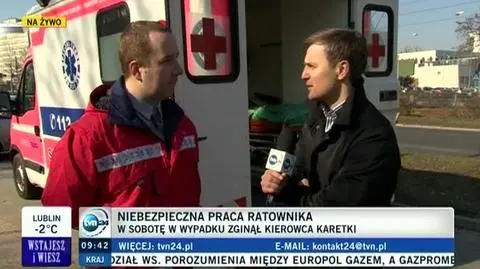 Niebezpieczna i wymagająca praca w karetce