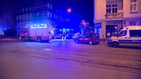 Nocna ewakuacja w Poznaniu