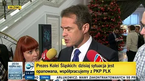Nowak krytycznie o sytuacji na kolei