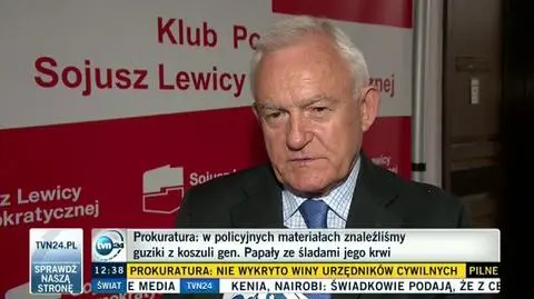 Nowe materiały ws. zabójstwa gen. Papały skomentował również Leszek Miller 