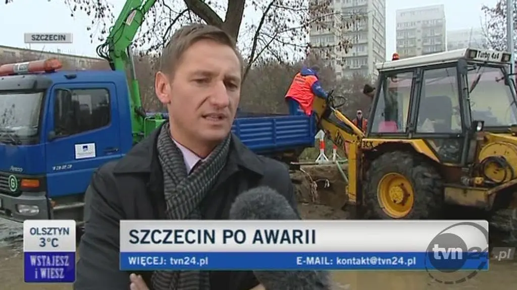 O awarii mówi Olgierd Geblewicz