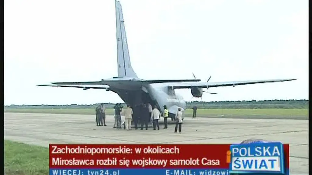O katastrofie mówi Robert Gałązkowski z Pogotowia Lotniczego - wypowiedź z godz. 20.50
