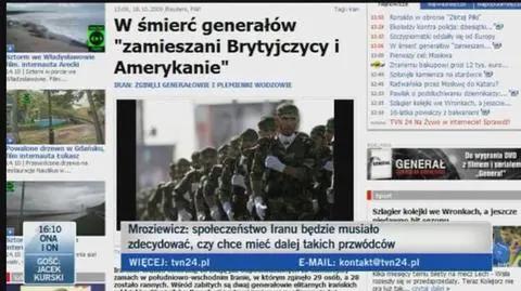 O sytuacji w Iranie opowiada Krzysztof Mroziewicz (TVN24)