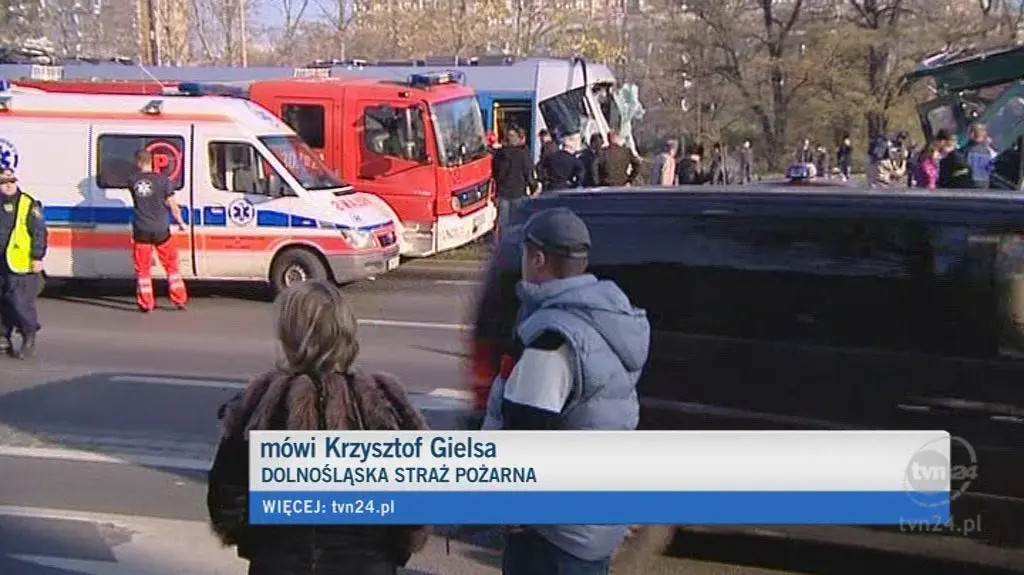 O wypadku mówi Krzysztof Gielsa ze straży pożarnej
