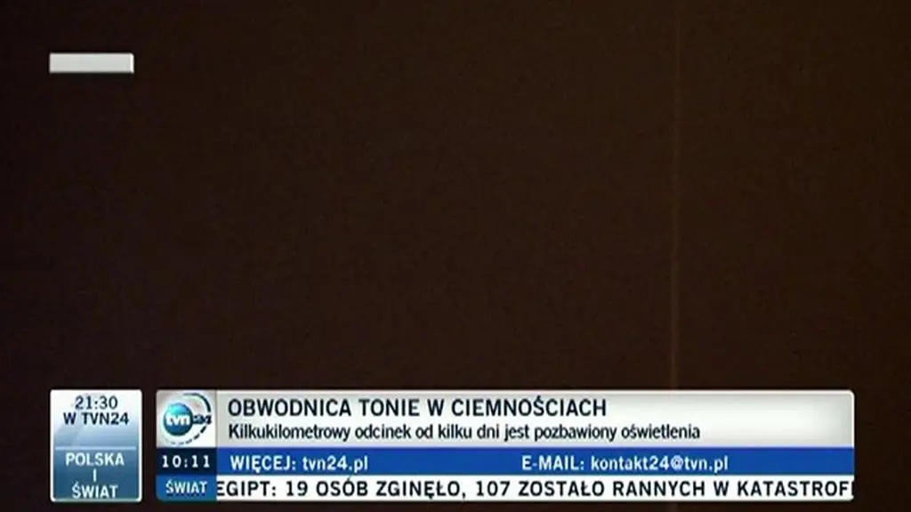 Obwodnica Wrocławia tonie w ciemnościach