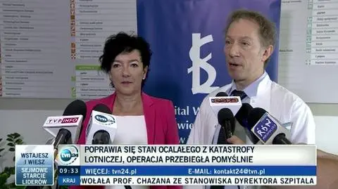 Ocalały z katastrofy w Topolowie po operacji kręgosłupa. "Stan powinien się poprawiać" 