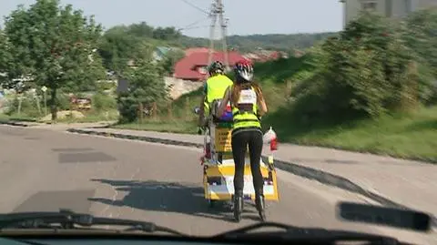 "Odblakowy anioł" dotarł do Sopotu