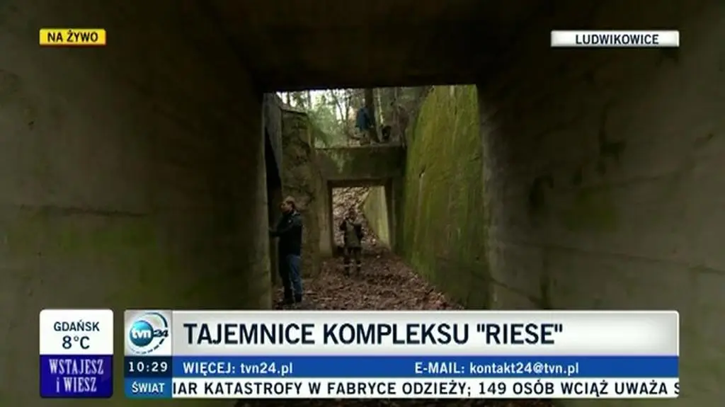 Odkrywcy badają kolejną cześć tajemniczego kompleksu "Riese"