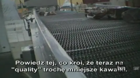 Odświeżanie kiełbas, fragment programu "Uwaga!" TVN