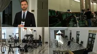 Ograniczenia dla dziennikarzy w Sejmie podczas pierwszego posiedzenia 12 listopada
