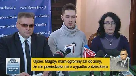 Ojciec dziękuje i przeprasza osoby zaangażowane w poszukiwania (TVN24)