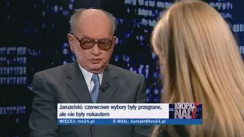 Okrągły Stół w ocenie gen. Jaruzelskiego/TVN24