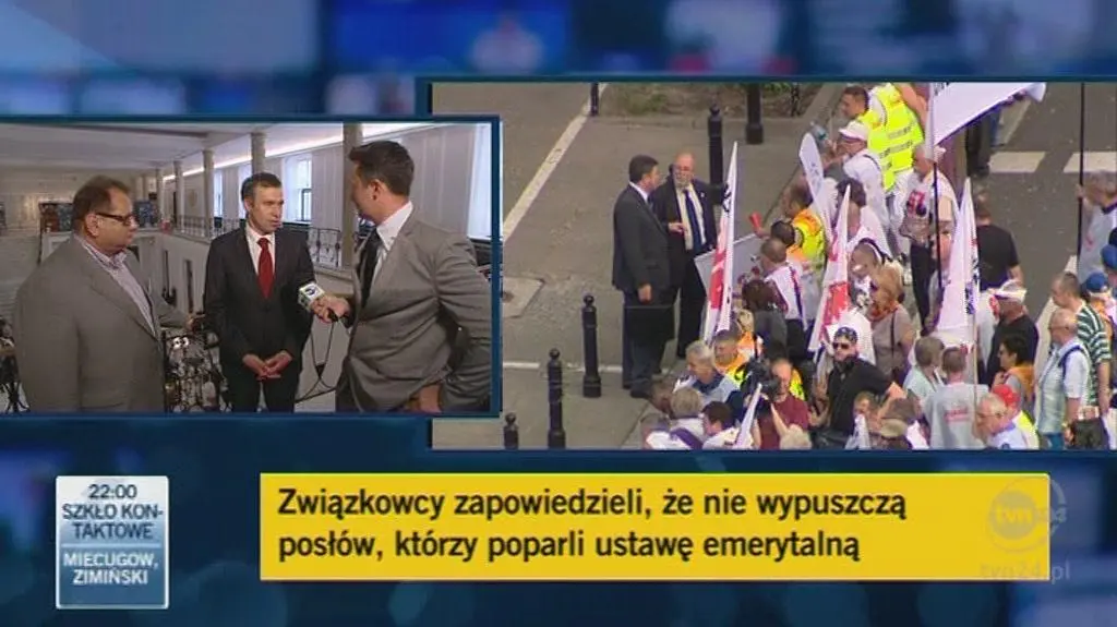 Olejniczak "cofnięty". Kalisz oburzony / TVN24
