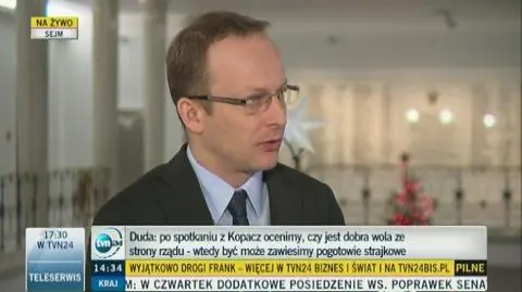 Olszewski: szantażowanie rządu i społeczeństwa